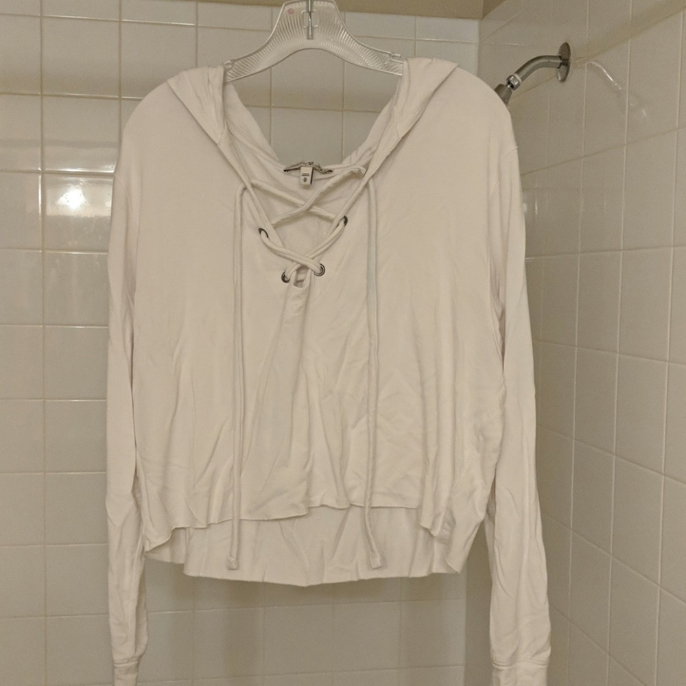 Express crop hoodie